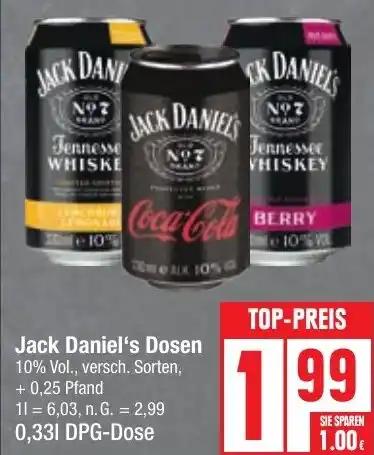 Jack Daniel's Dosen 0,33 L