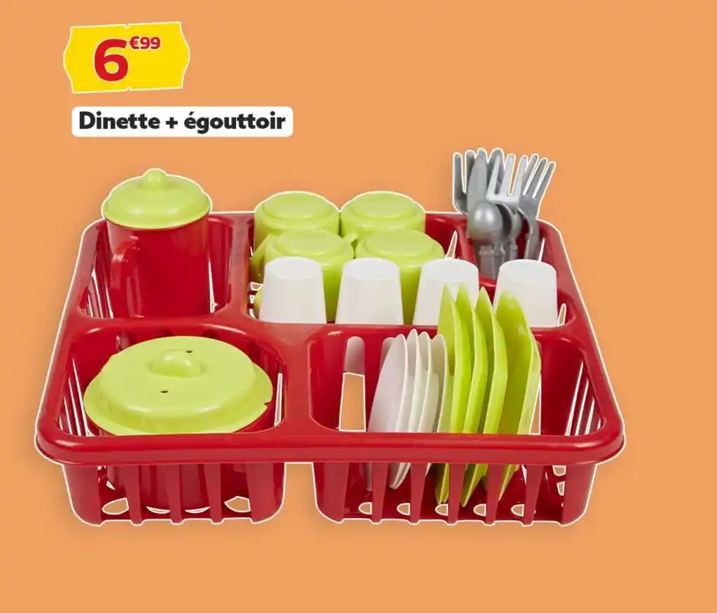 Dinette + égouttoir