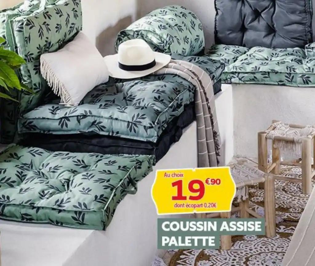 COUSSIN ASSISE PALETTE
