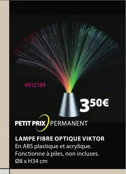 LAMPE FIBRE OPTIQUE VIKTOR