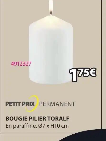 BOUGIE PILIER TORALF