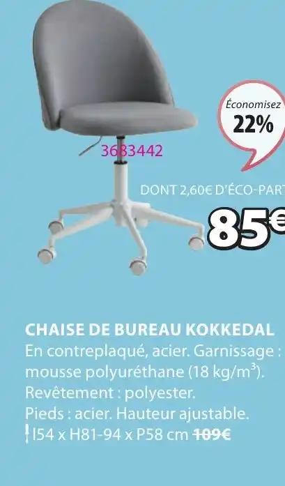 CHAISE DE BUREAU KOKKEDAL