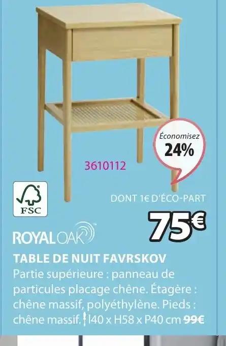 TABLE DE NUIT FAVRSKOV