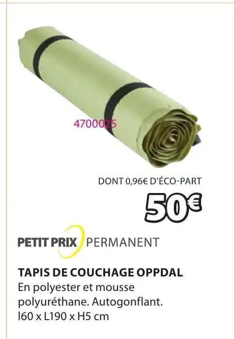 TAPIS DE COUCHAGE OPPDAL