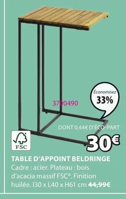 TABLE D'APPOINT BELDRINGE