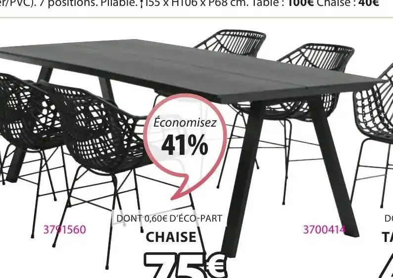 TABLE DE JARDIN FAUSING