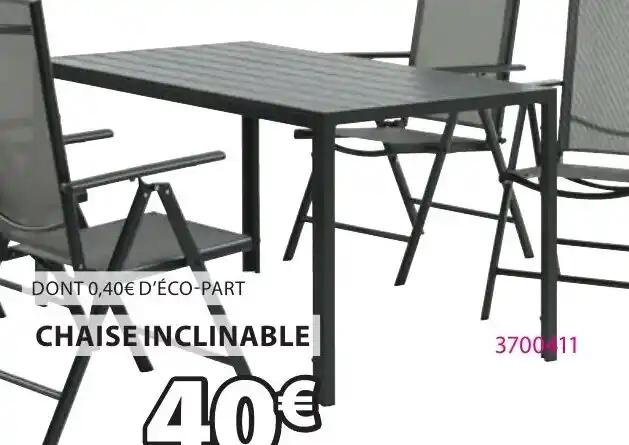 TABLE DE JARDIN JERSORE