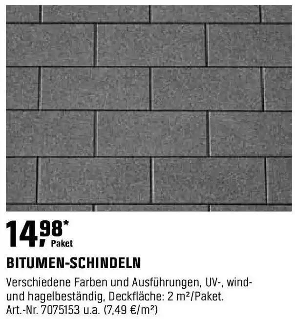 BITUMEN-SCHINDELN