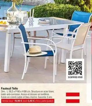 Fauteuil tello