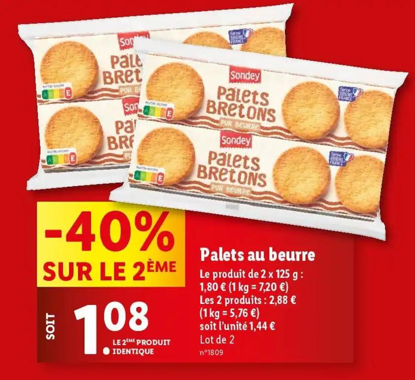 Palets au beurre