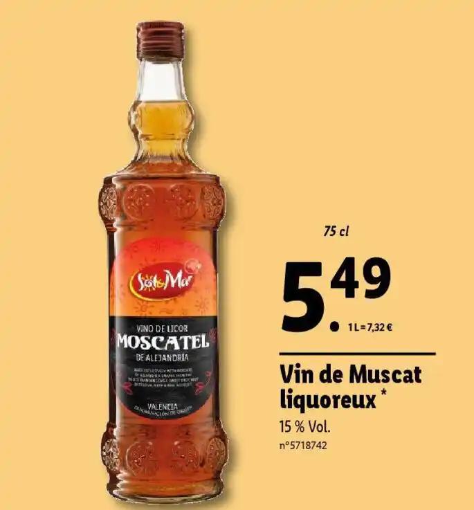 Vin de Muscat liquoreux