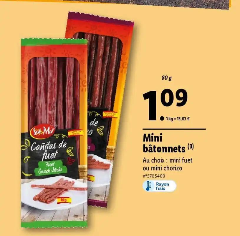 Mini bâtonnets (3)