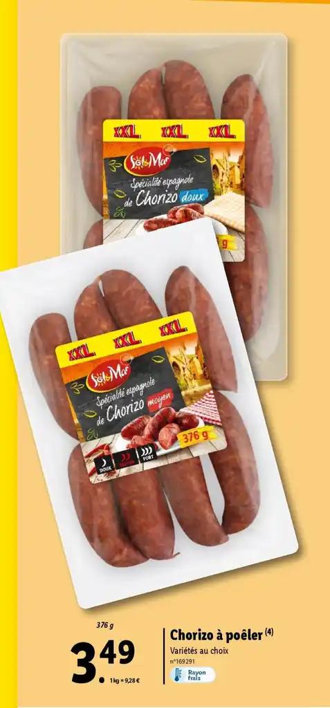 Chorizo doux