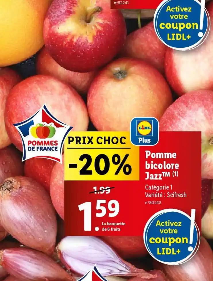 Pomme bicolore Jazz