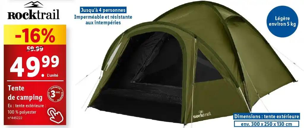Tente de camping