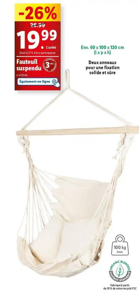 Fauteuil suspendu