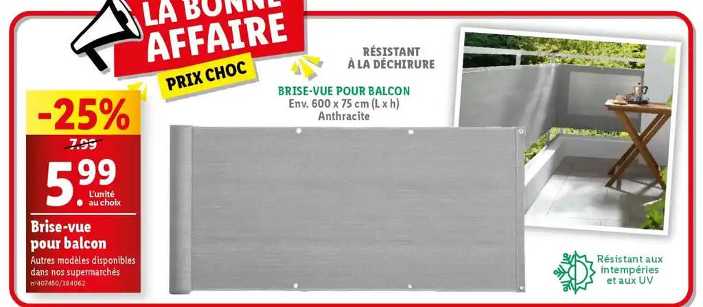 Brise-vue pour balcon