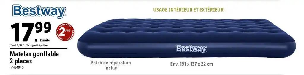 Matelas gonflable 2 places