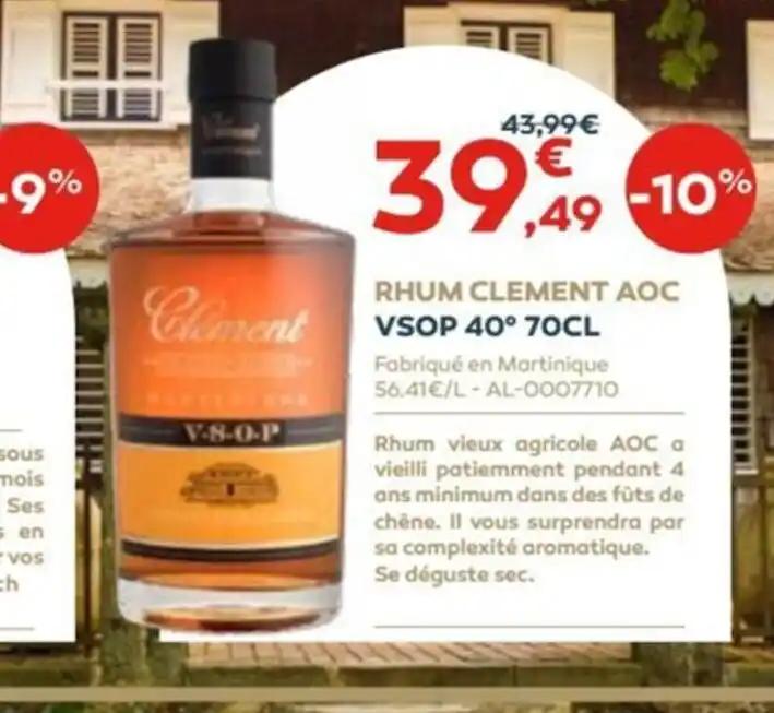 RHUM CLEMENT AOC