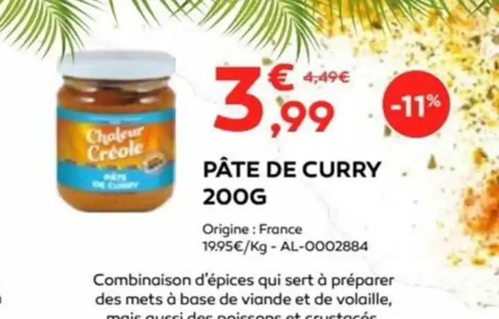 PÂTE DE CURRY