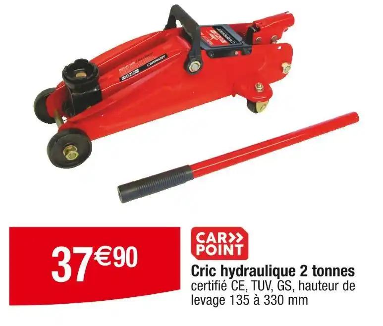 Cric hydraulique 2 tonnes
