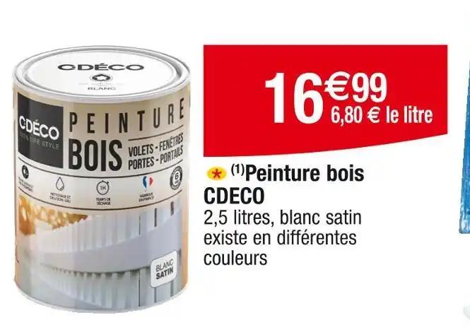 CDECO (1)Peinture bois