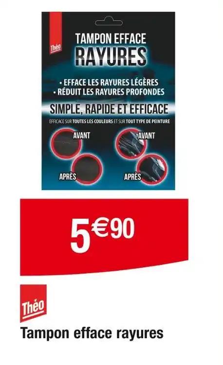 Théo Tampon efface rayures