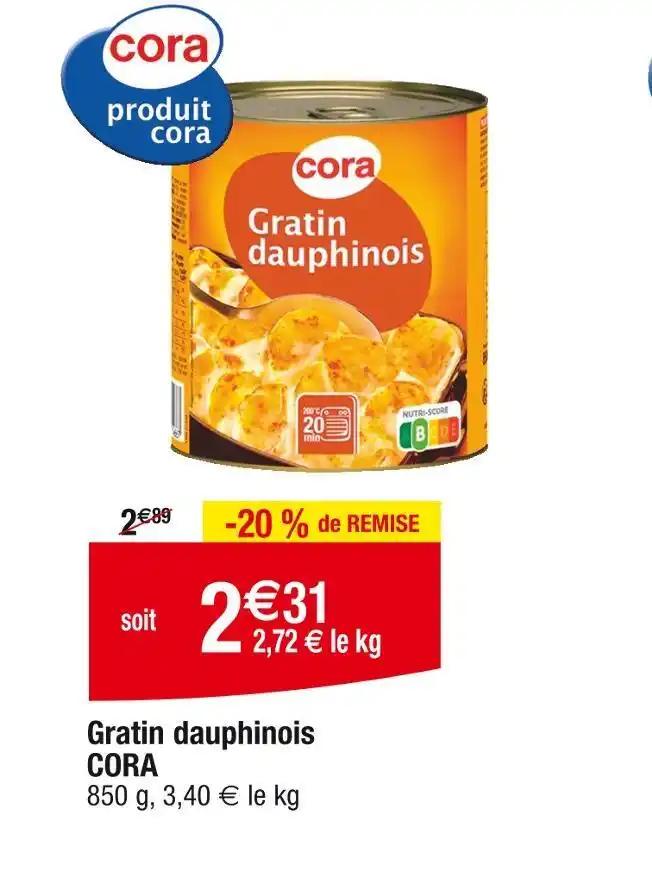 CORA Gratin dauphinois