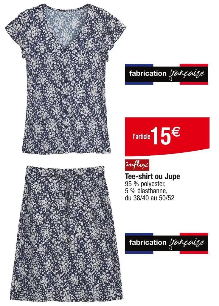 influx Tee-shirt ou Jupe