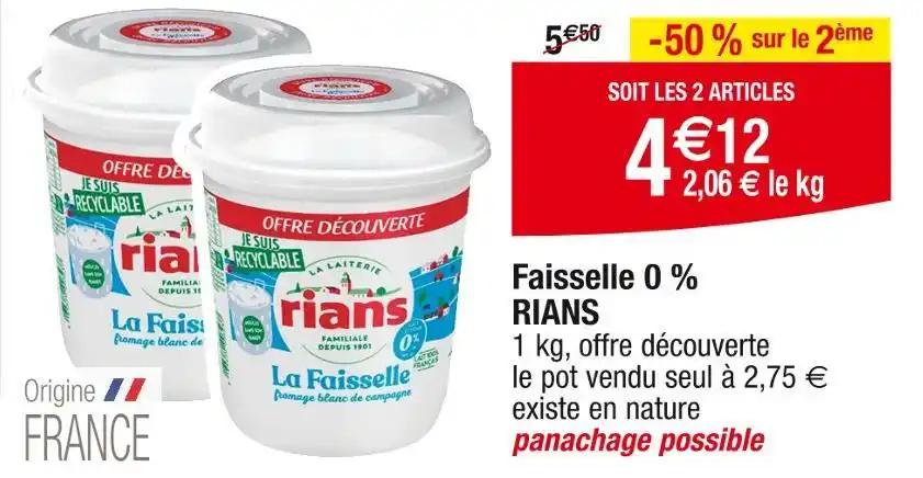RIANS Faisselle 0 %