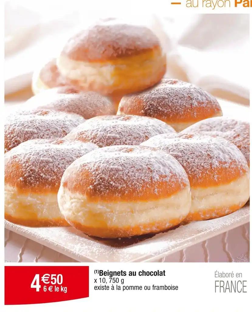 Beignets au chocolat