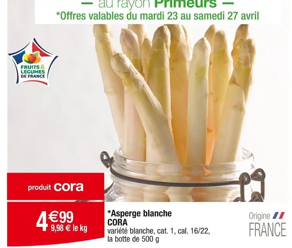 CORA Asperge blanche