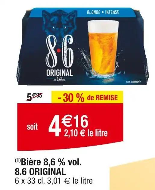 8.6 ORIGINAL Bière 8,6 % vol