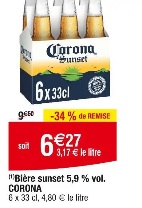 CORONA Bière sunset 5,9 % vol