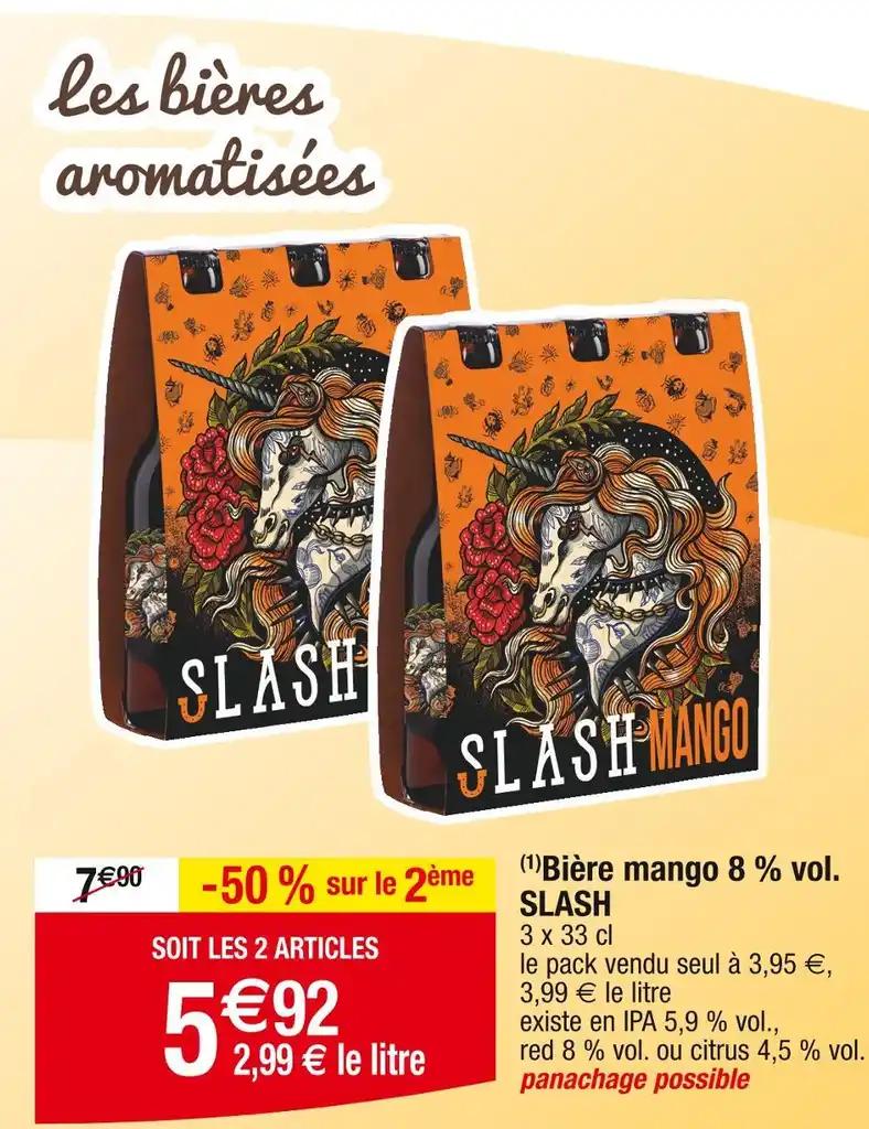 SLASH Bière mango 8 % vol