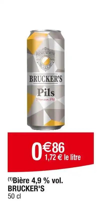 BRUCKER'S Bière 4,9 % vol