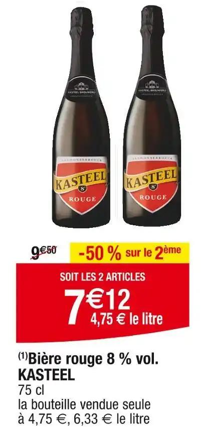 KASTEEL Bière rouge 8 % vol