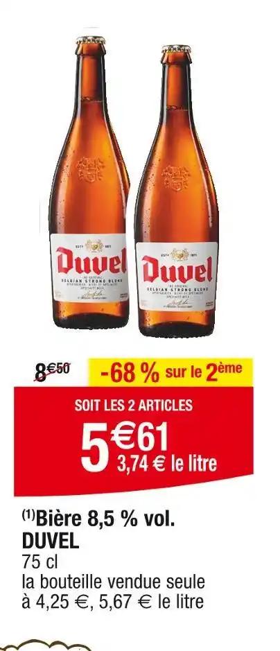 DUVEL Bière 8,5 % vol
