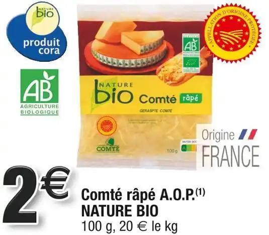 NATURE BIO Comté râpé A.O.P