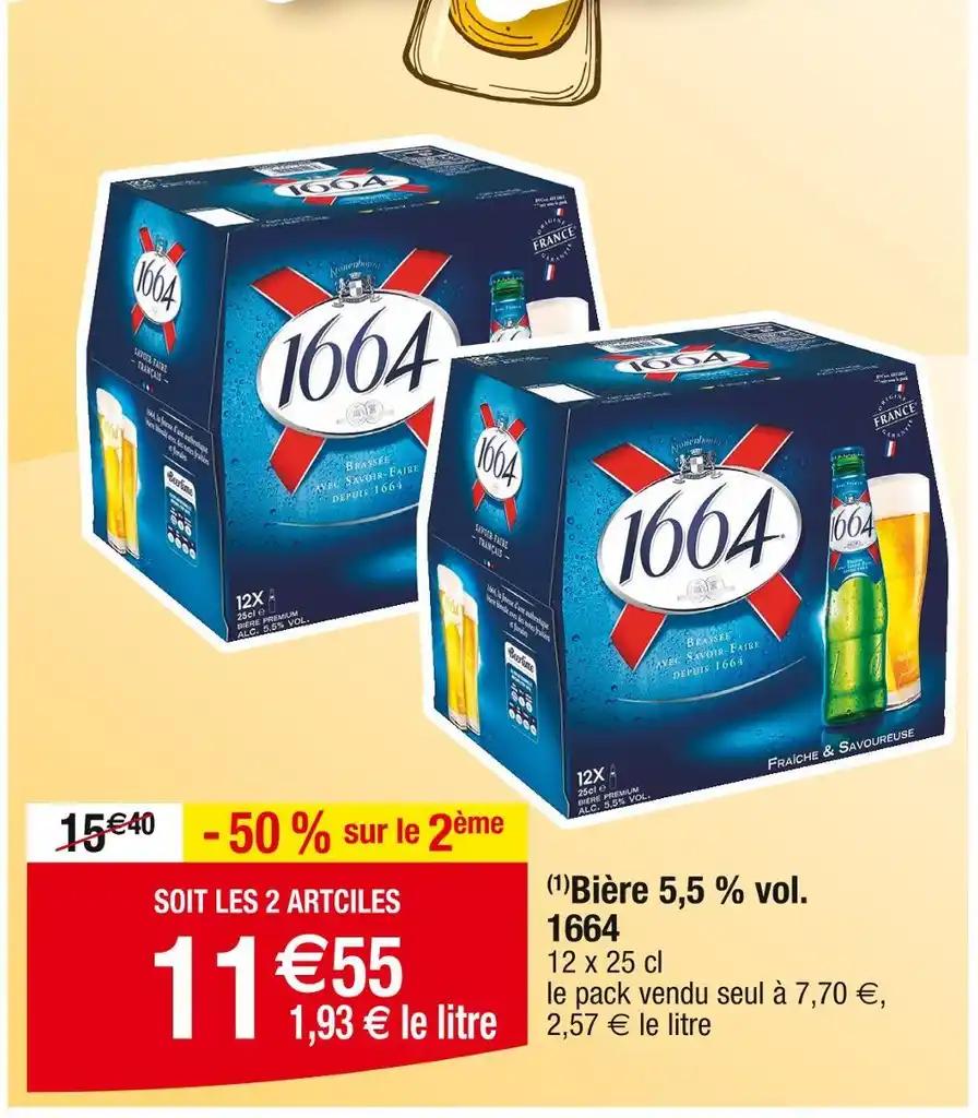 1664 Bière 5,5 % vol