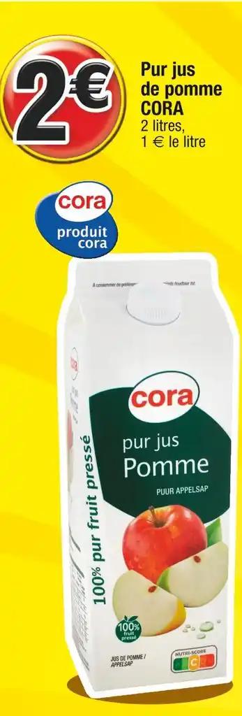CORA Pur jus de pomme