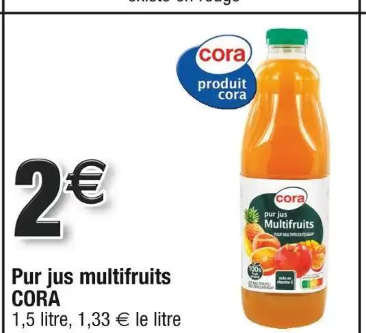 CORA Pur jus multifruits