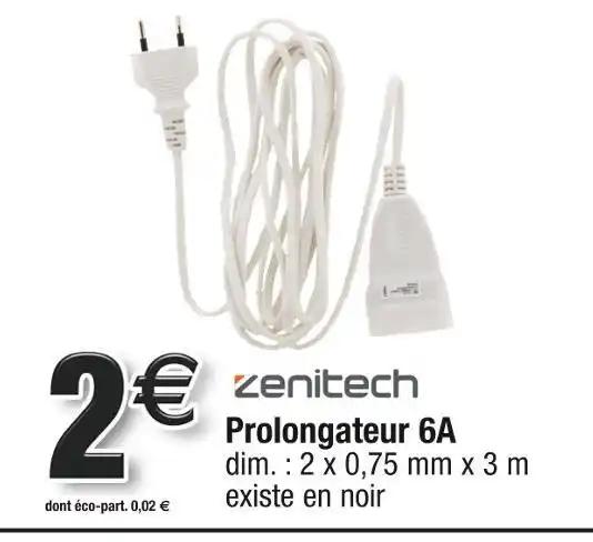 ZENITECH Prolongateur 6A