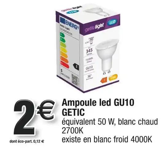 GETIC Ampoule led GU10