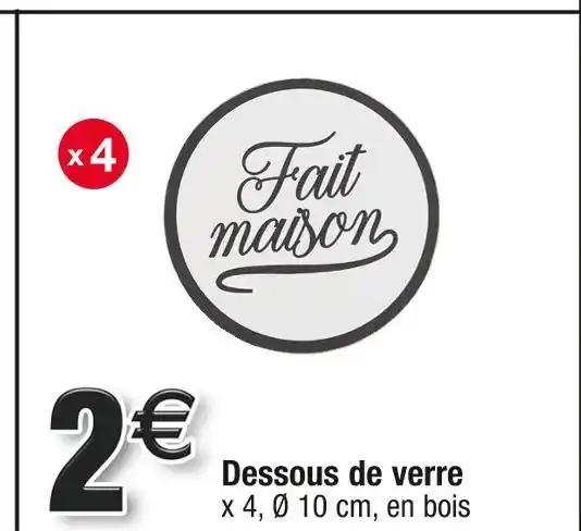Dessous de verre