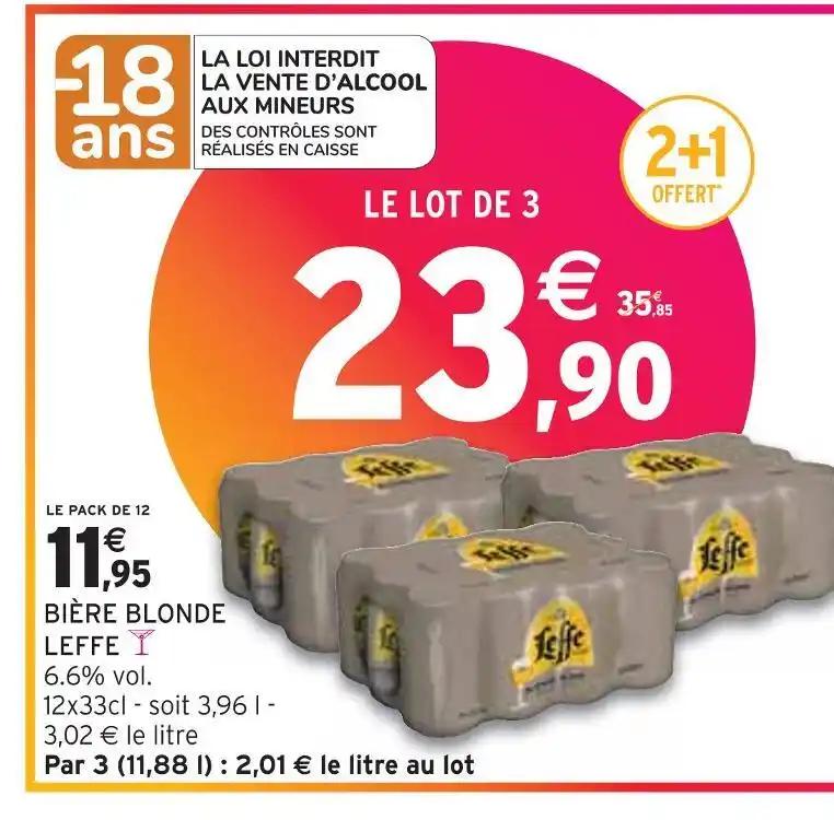 LEFFE BIÈRE BLONDE