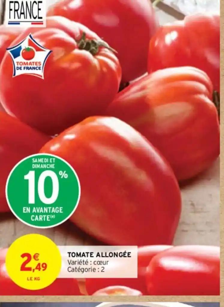 TOMATE ALLONGÉE