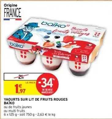 Yaourt aux fruits
