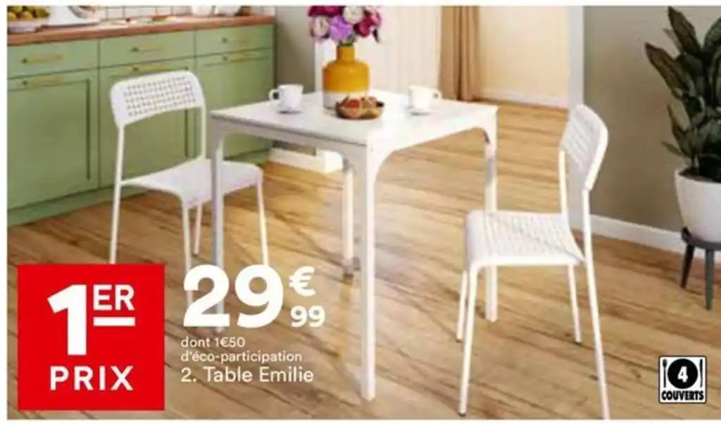 Table Emilie