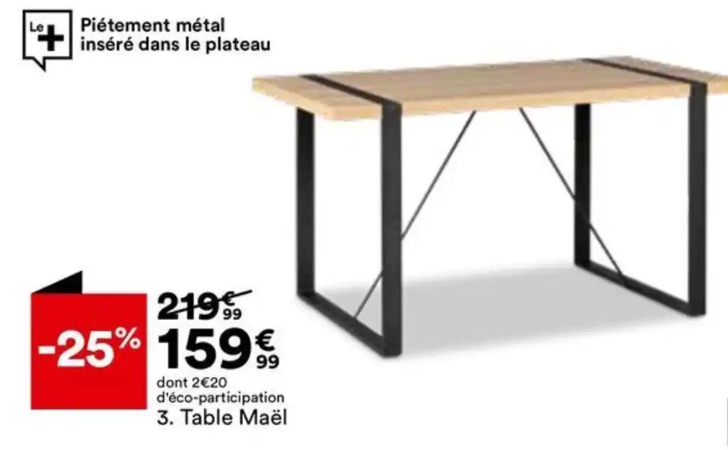 Table Maël